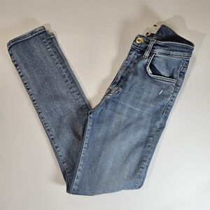 Current Elliott Womens Jeans Size 26 Light Wash Skinny Mid Rise Designer Denim‎